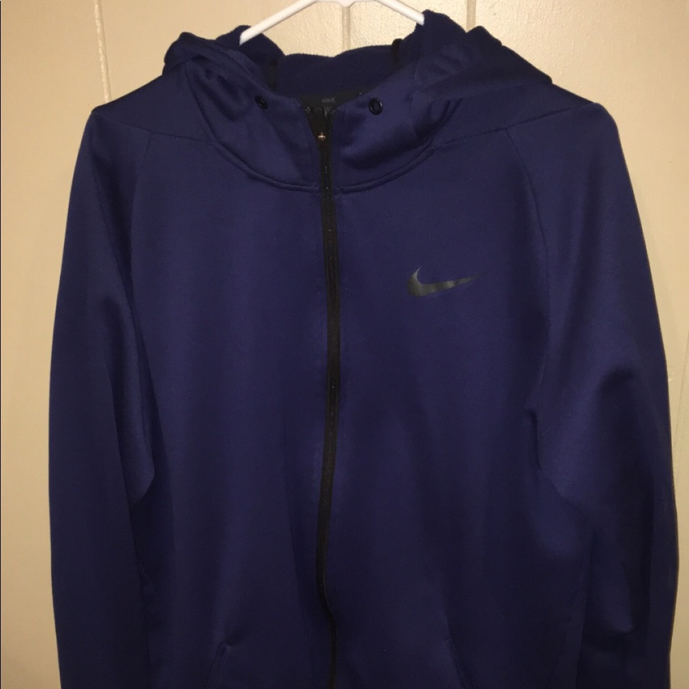 Nike Dri-Fit Men’s Jacket/Hoodie - Navy Blue